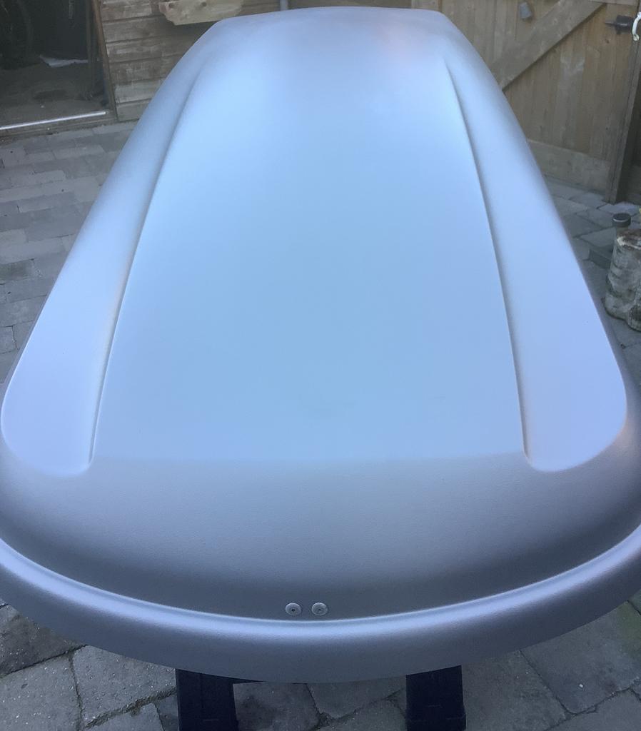 Grote ruime Hapro Travelbox 6.0, 215x92x42, 600Li, dual size, Auto diversen, Dakkoffers, Ophalen, Zo goed als nieuw