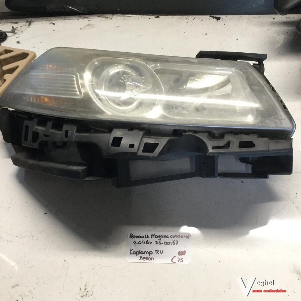 Renault Mégane cabriolet 2.0 16v 2005 Koplamp Rechtsvoor Xen, Auto-onderdelen, Verlichting, Gebruikt, -, -, Ophalen of Verzenden
