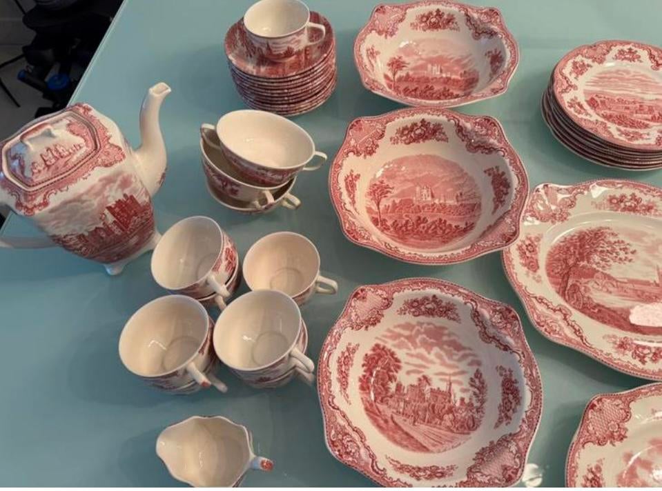 40 delig,Johnson Brothers "Old Britain Castles" Bord, Ophalen of Verzenden