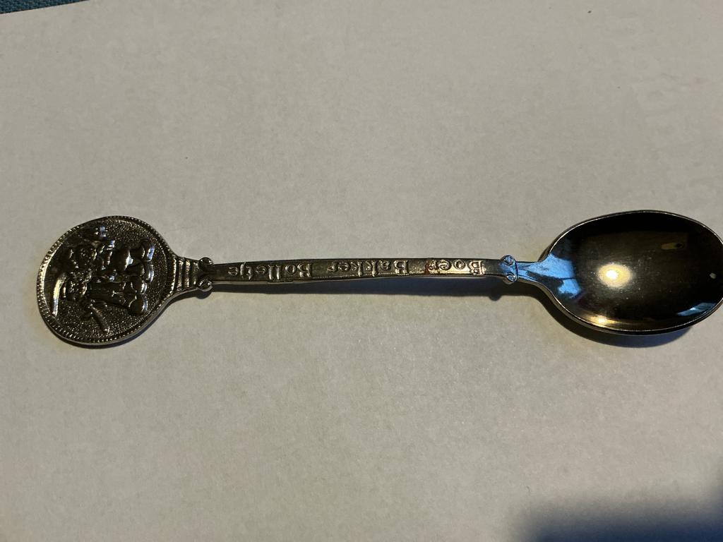 Vintage theelepeltje 'Boer Bakker Bolletje', Ophalen of Verzenden