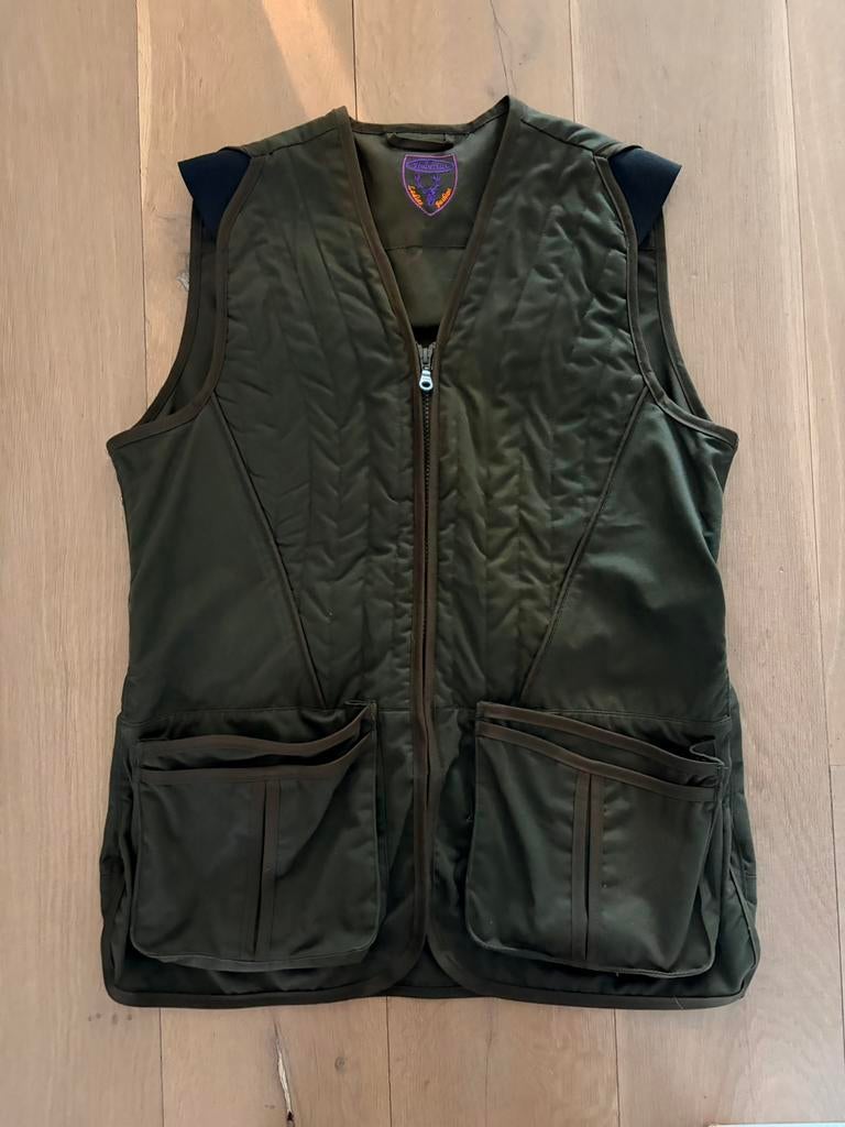Hubertus jacht bodywarmer/gilet groen maat 42!!!, Kleding | Dames, Maat 42/44 (L), Ophalen of Verzenden, Hubertus, Gedragen