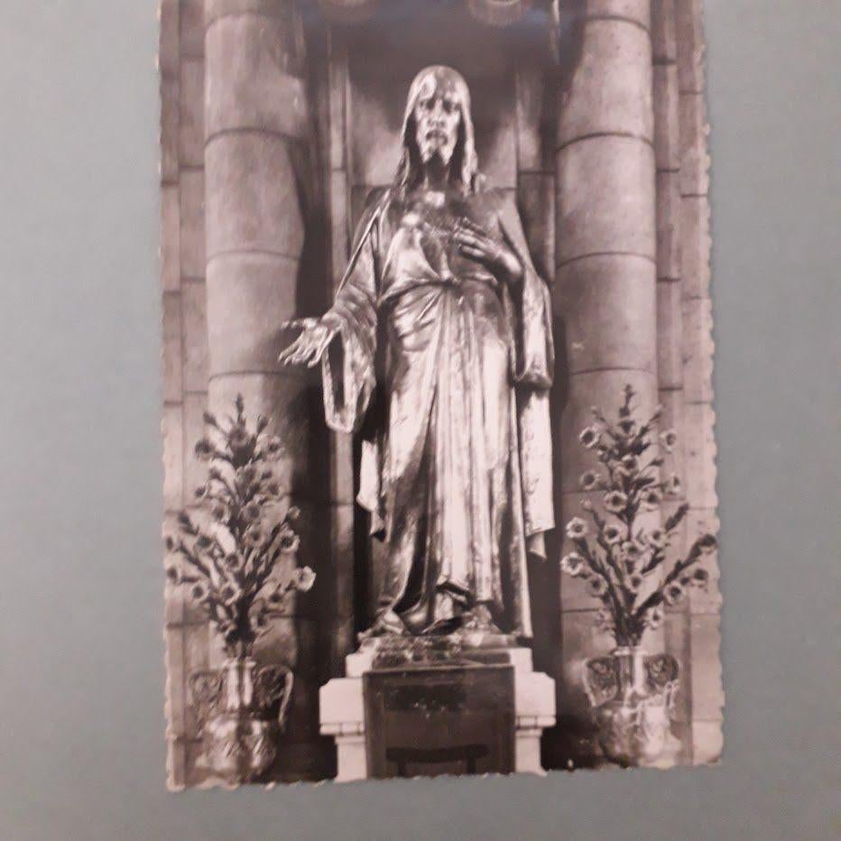 PARIJS Montmartre Sacré-Coeur: Koor / Jezus / Bénet, Ophalen of Verzenden, 1940 tot 1960, Ongelopen, Gebouw