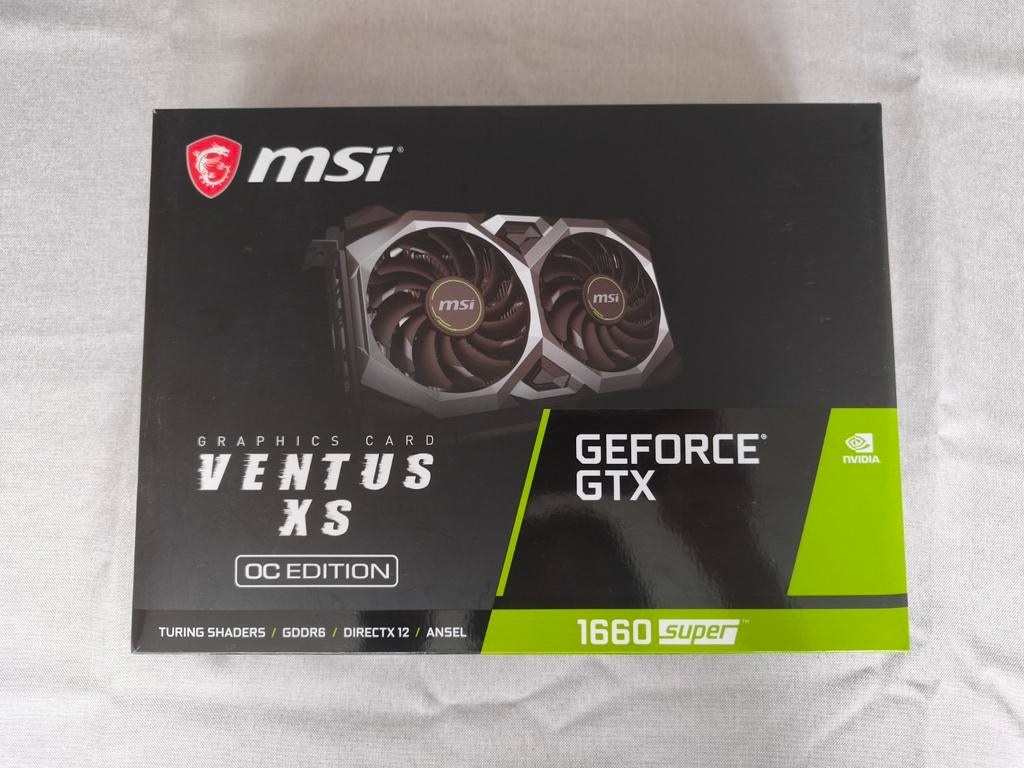 MSI GeForce GTX 1660 Super Ventus XS OC, Computers en Software, Videokaarten, PCI-Express 3, Gebruikt, GDDR6, Ophalen of Verzenden