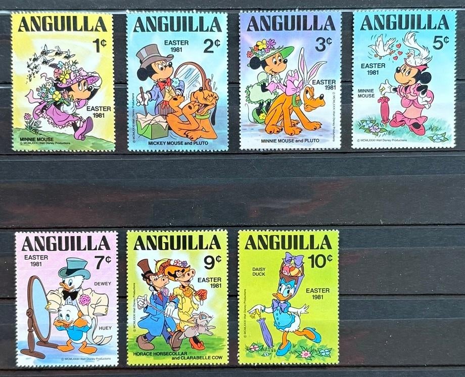 thema DISNEY postzegels postfris / gestempeld, Verzenden, Overige thema's