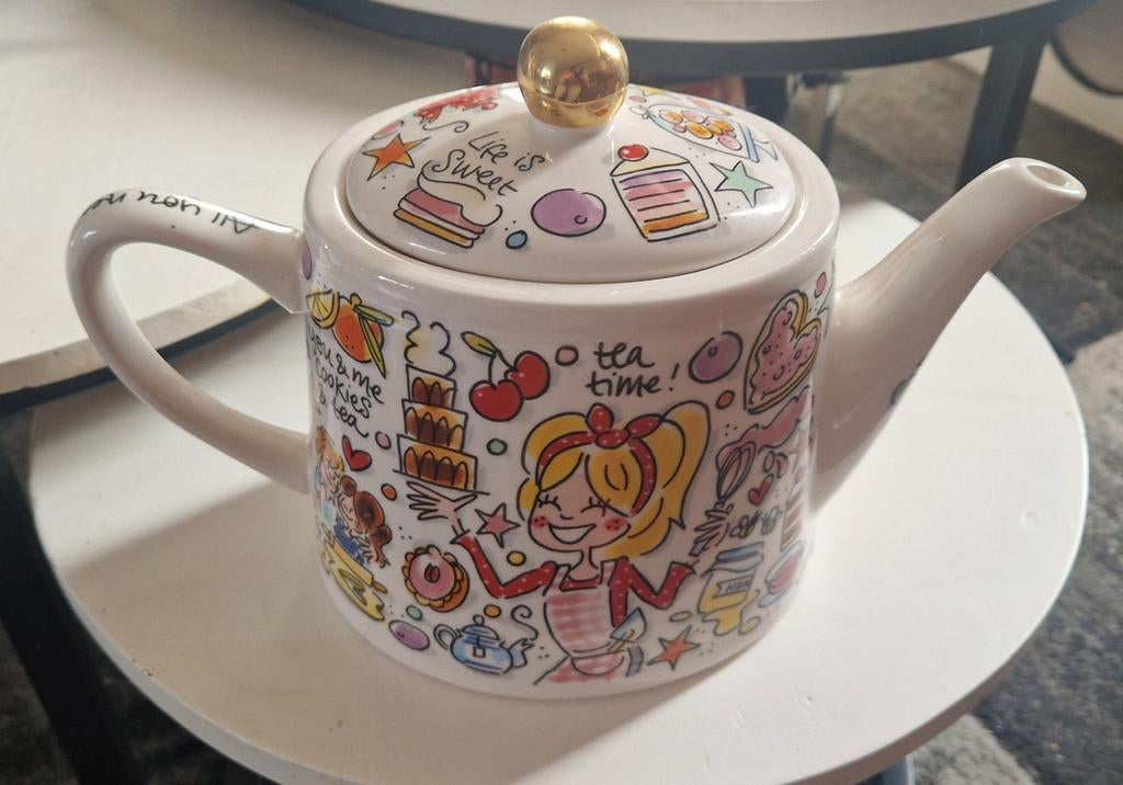 Amsterdam Blond theepot 'You and Me', Ophalen, Zo goed als nieuw