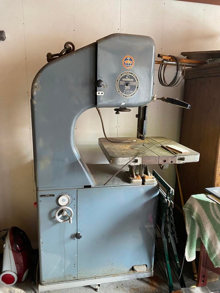 Professionele lintzaag, Ophalen, Gebruikt, 70 mm of meer, Lintzaag