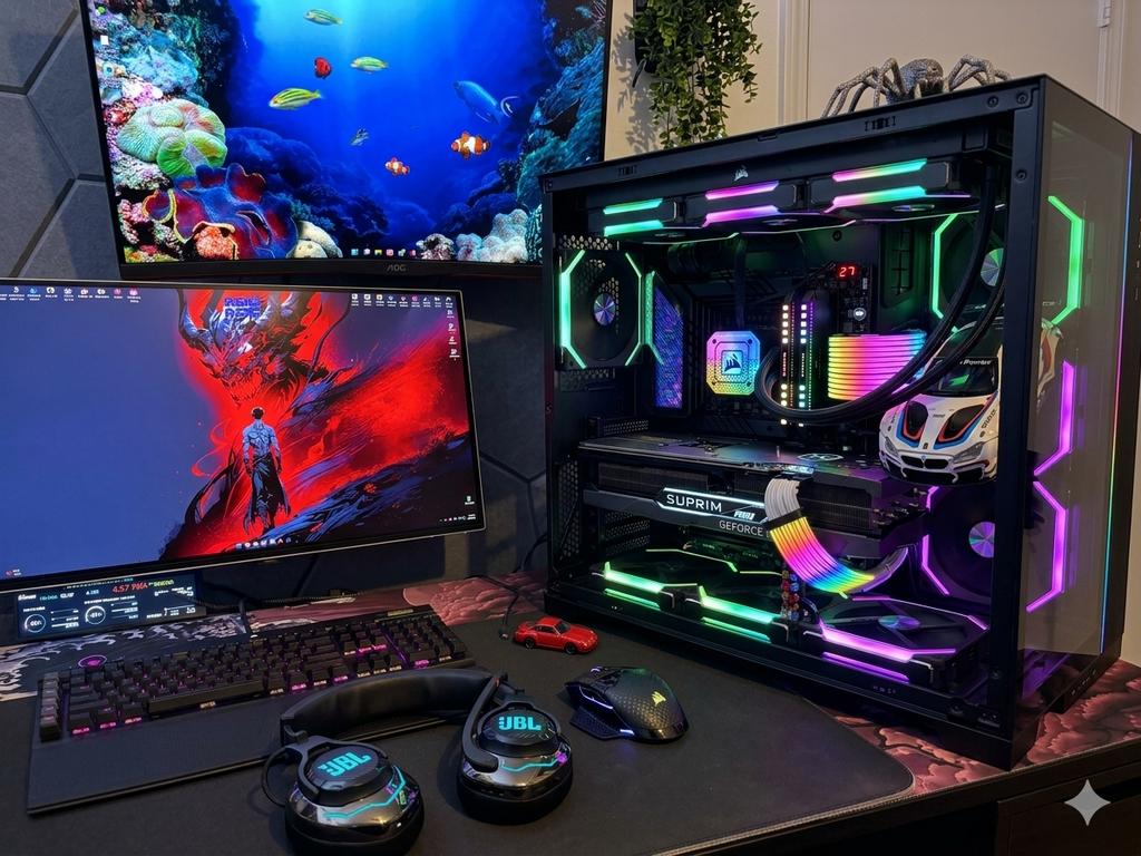 ULTIMATE Gaming Pc 4080 super i9, Computers en Software, Videokaarten, GDDR6, Ophalen of Verzenden, Zo goed als nieuw, HDMI