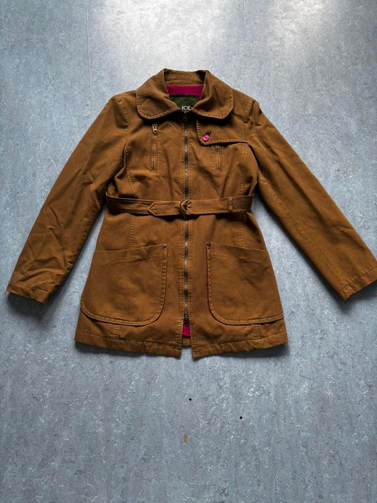Iceberg jacket, Ophalen of Verzenden, Zo goed als nieuw, Maat 36 (S), Bruin