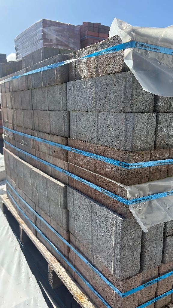 strakke dikformaat xxl bruin zwart 17m2, Klinkers, Nieuw, Ophalen of Verzenden, 10 m² of meer