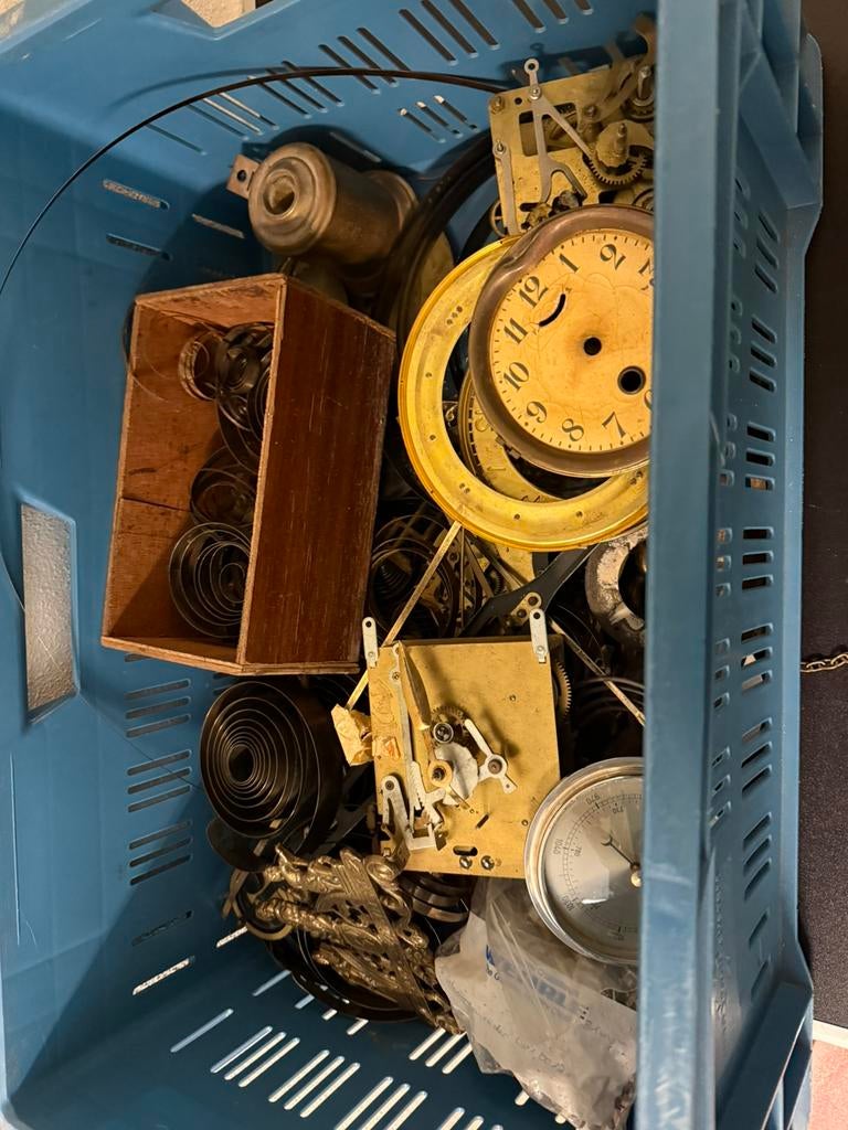 Klok onderdelen, Antiek en Kunst, Antiek | Klokken, Ophalen of Verzenden