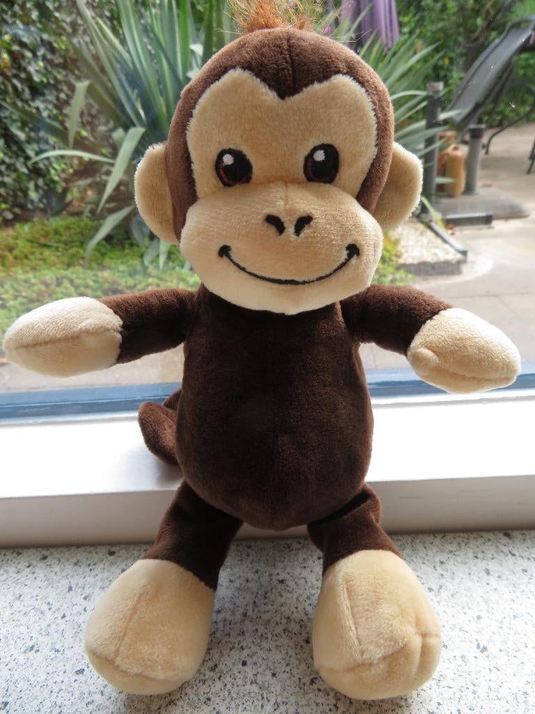 Aap of aapje van Lidl merk Wergona van chocolade, Kinderen en Baby's, Speelgoed | Knuffels en Pluche, Zo goed als nieuw, Overige typen