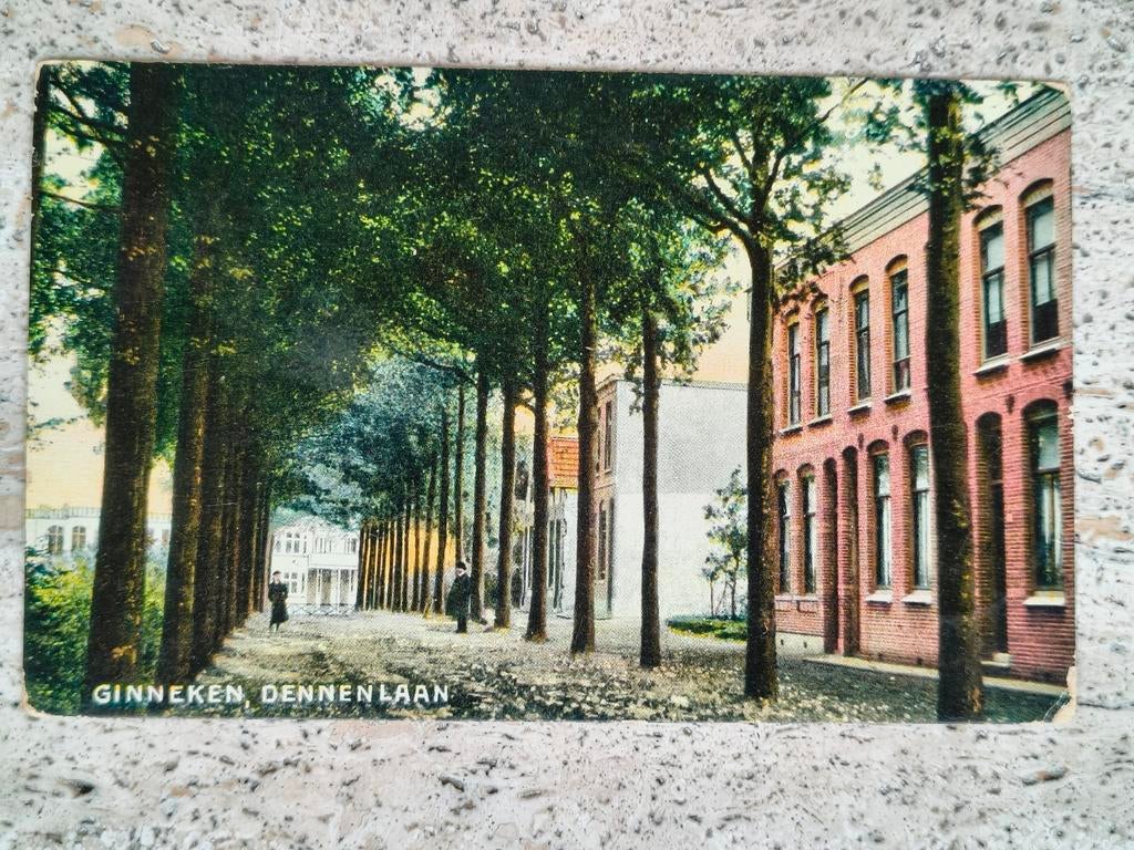 Ansichtkaart Breda Ginneken - Teijchinelaan - ca. 1910, Ophalen of Verzenden, Voor 1920, Noord-Brabant