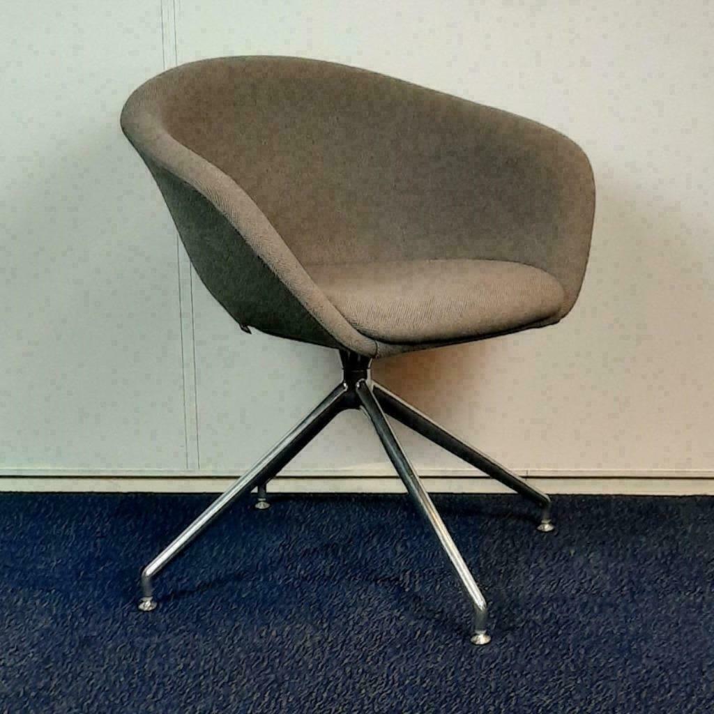 Tweedehands Arper Duna Design Stoel Chroom Grijs, Ophalen of Verzenden