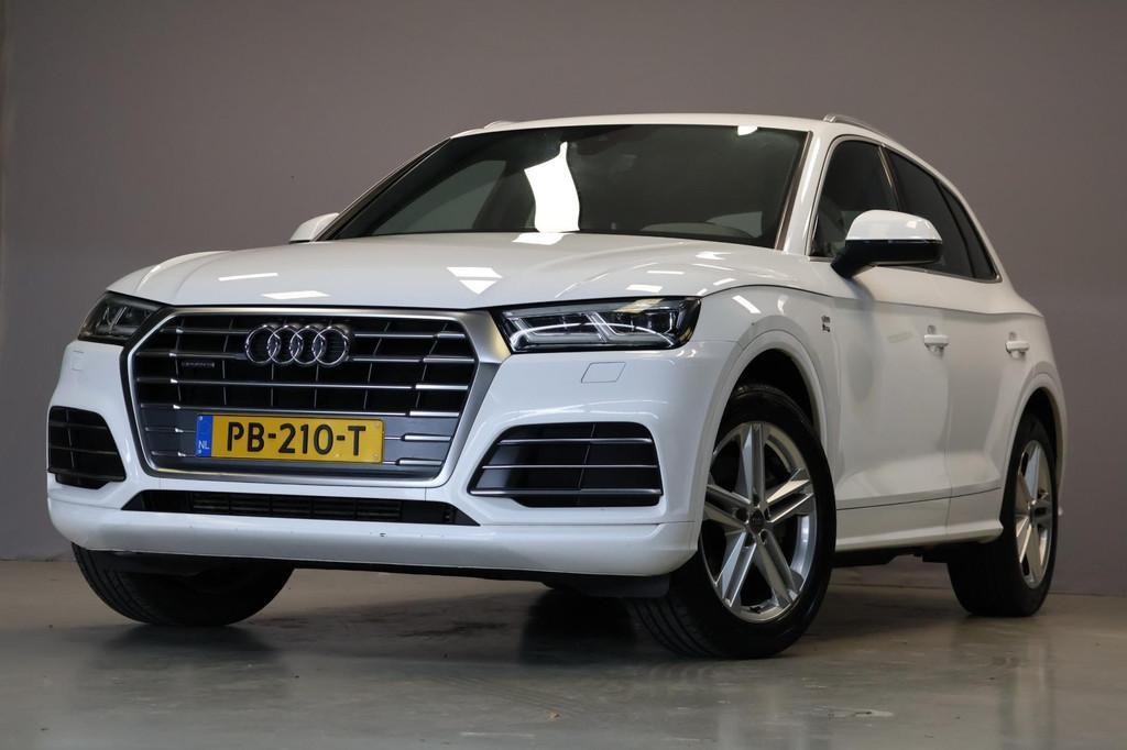 Audi Q5 2.0 TFSI quattro Sport S-Line, Automaat, Gebruikt, 4 cilinders, Leder en Stof