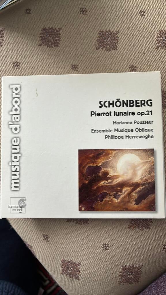 Arnold Schönberg: Pierrot Lunaire / Kammersymphonie - CD, Ophalen of Verzenden, Barok, Zo goed als nieuw