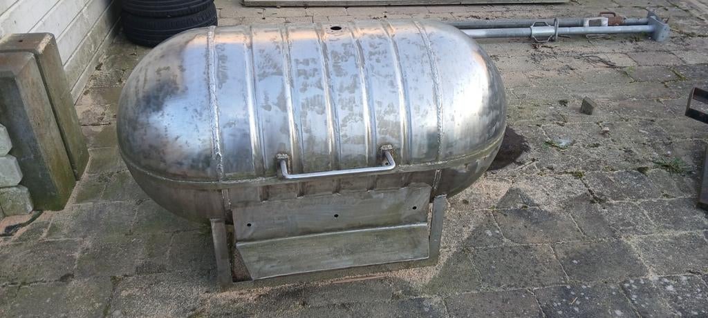 RVS BBQ zelfbouw, Ophalen