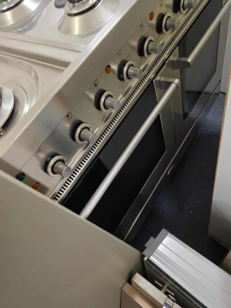 BORRETI Gasfornuis gasstel oven keuken bieden, Ophalen, Gebruikt, Metaal, Overige merken