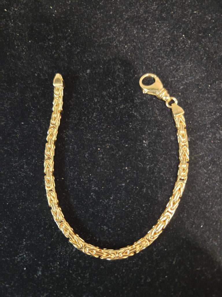 14 k gouden koningsarmband 30,2 gram, Ophalen of Verzenden, Nieuw, Goud, Goud