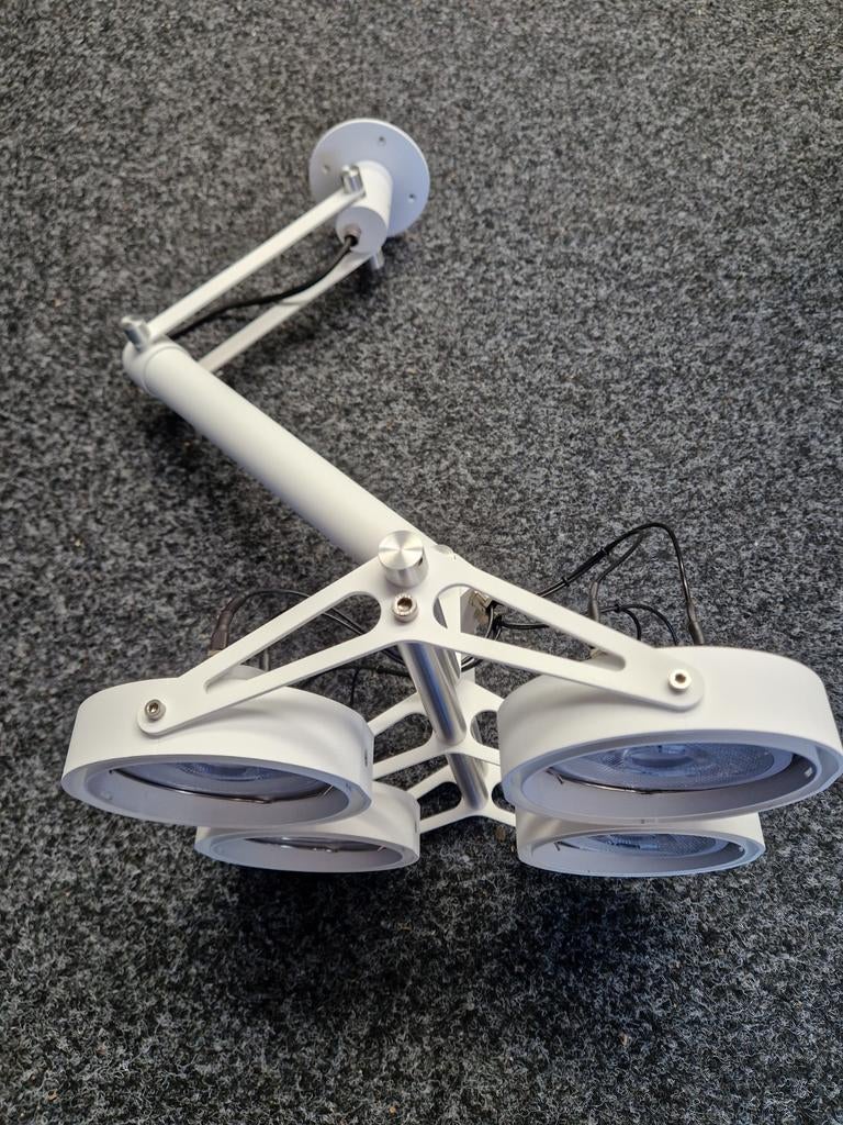 Modular Nomad Large 4x AR111 LED plafondlamp wit, 50 tot 75 cm, Zo goed als nieuw, Metaal, Modular Nomad large LED base flange