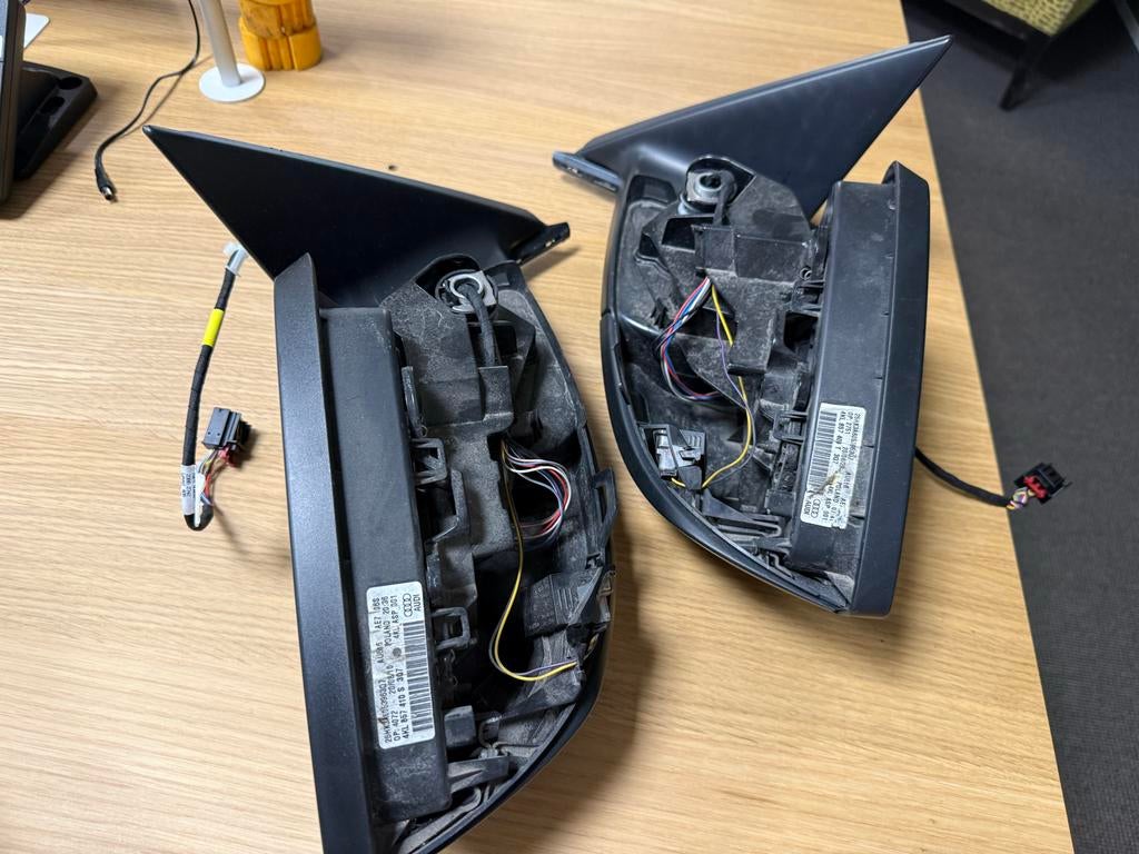 Audi E-tron spiegels 4KL857409T3Q7 4KL857410SQ7, Ophalen, Audi, Gebruikt, Audi