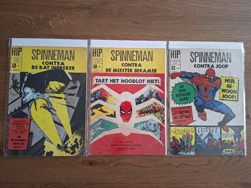 Spinneman HIP comics (Spider-Man) nrs. 1903, 1905 & 1911, Meerdere comics, Ophalen of Verzenden, Zo goed als nieuw, Europa