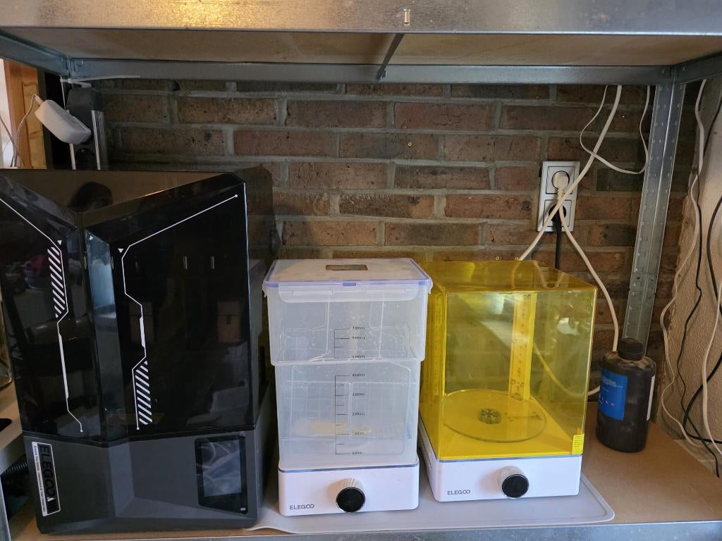 Saturn 4 Ultra 12K + Mercury XS bundel – zo goed als nieuw, Computers en Software, 3D Printers, ELEGOO, Ingebouwde Wi-Fi, Ophalen of Verzenden