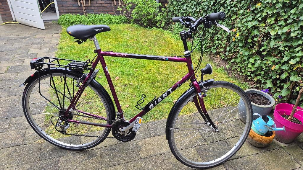 Giant Tourer - Citybike 21versn - Beurtje gehad, Fietsen en Brommers, Fietsen | Heren | Herenfietsen, Ophalen, Gebruikt, Versnellingen