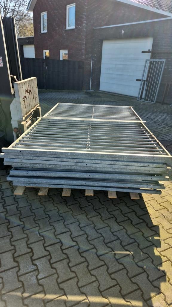 Honden rennen alles in 1 koop verzinkt, Dieren en Toebehoren, Hondenhokken, Hondenkennel, 110 cm of meer, 100 cm of meer, Ophalen of Verzenden