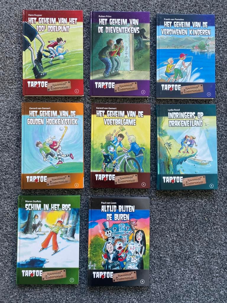 Taptoe boeken serie 1t/m 8, Boeken, Kinderboeken | Jeugd | 10 tot 12 jaar, Ophalen, Zo goed als nieuw
