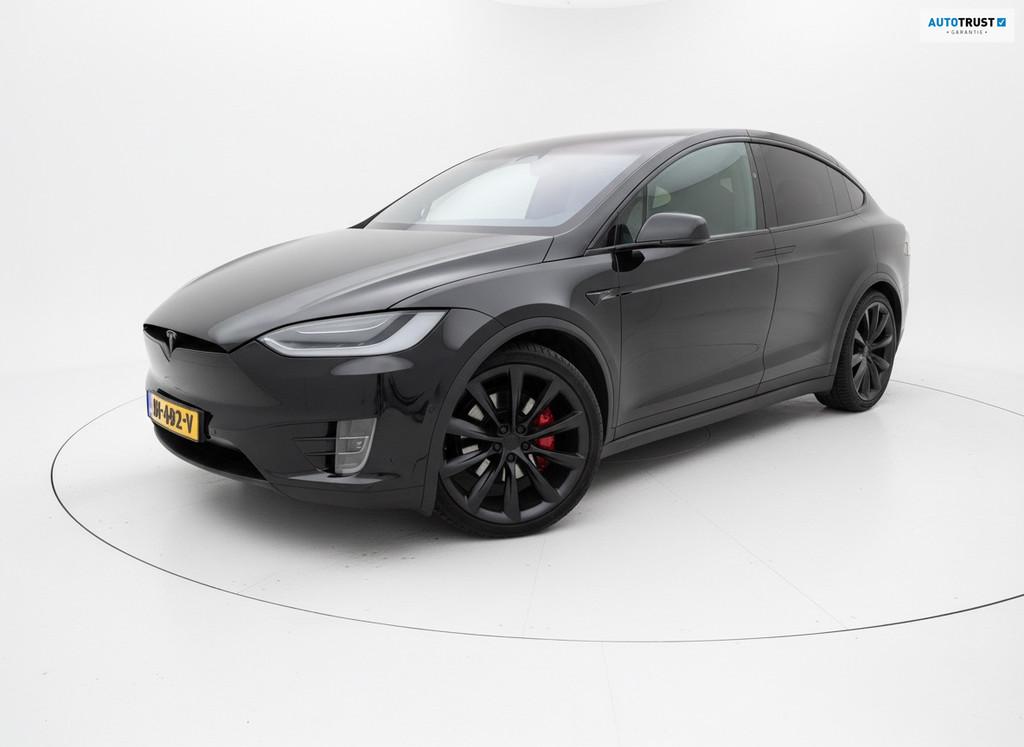 Tesla Model X 100D 6p. | Nieuw Accupakket, Auto's, Gebruikt, 2433 kg, 542 km, Zwart