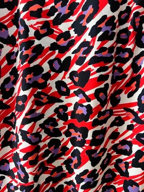 STUDIO ANNELOES  tank top XL zwart lila rood wit leo, Verzenden, Maat 46/48 (XL) of groter, Zo goed als nieuw, Zonder mouw