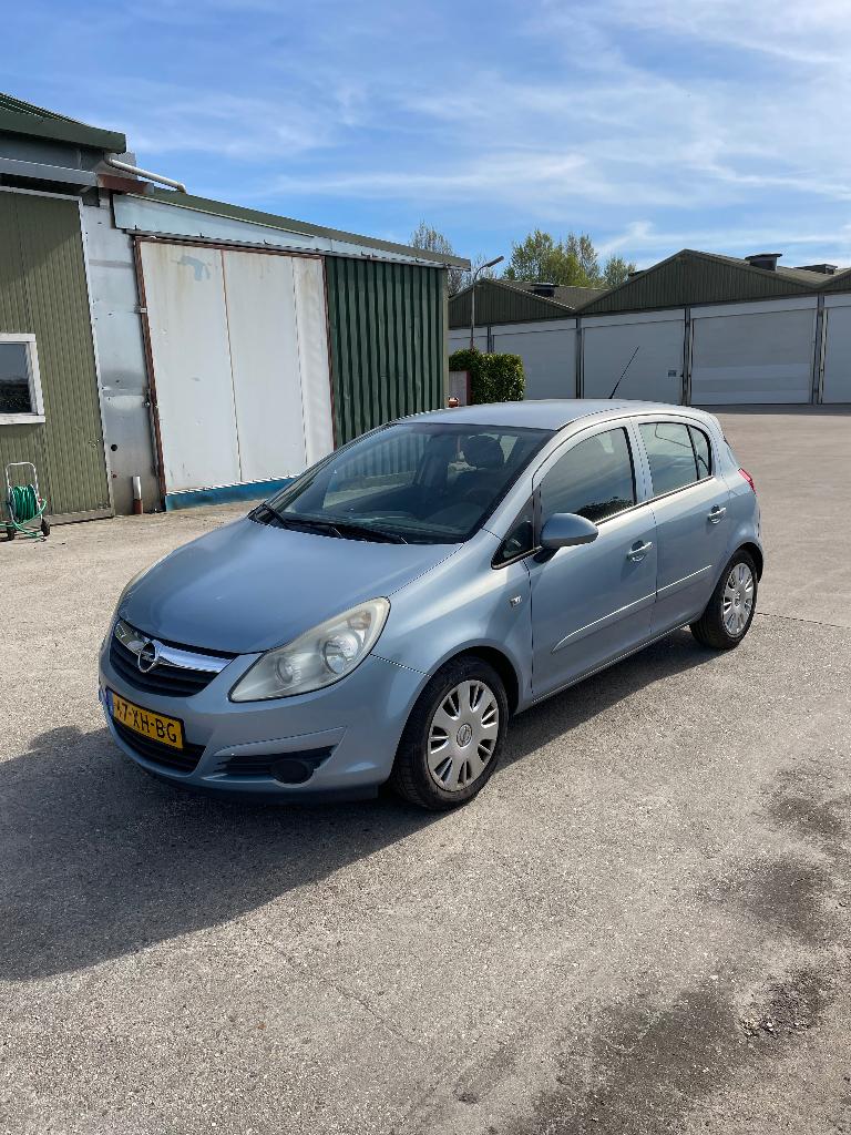 Opel Corsa 1.2 16V 5D WR 2007 Blauw, Voorwielaandrijving, Stof, Zwart, 4 cilinders