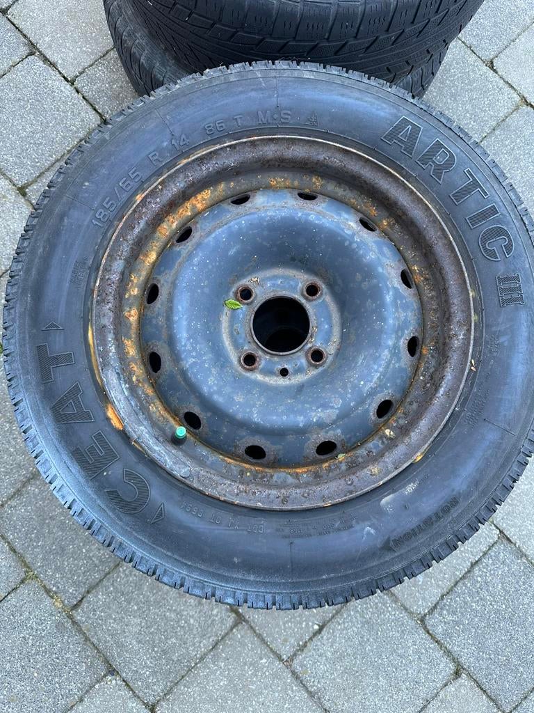 Winterbanden met velg, Ophalen, Gebruikt