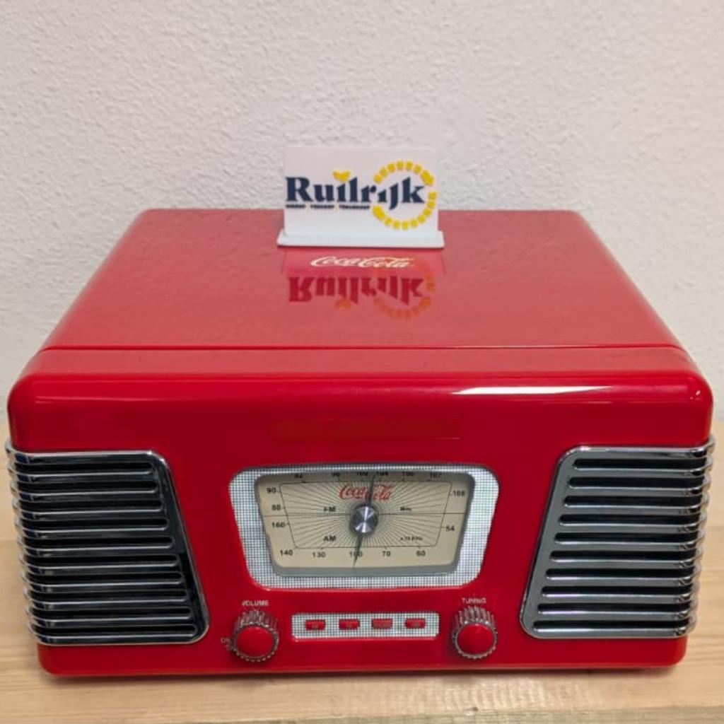 Coca Cola radio met USB met speakers - Verzamel item!, Ruilrijk, Zo goed als nieuw, Info@ruilrijk.nl, Neerstraat 60, 6041 KD Roermond