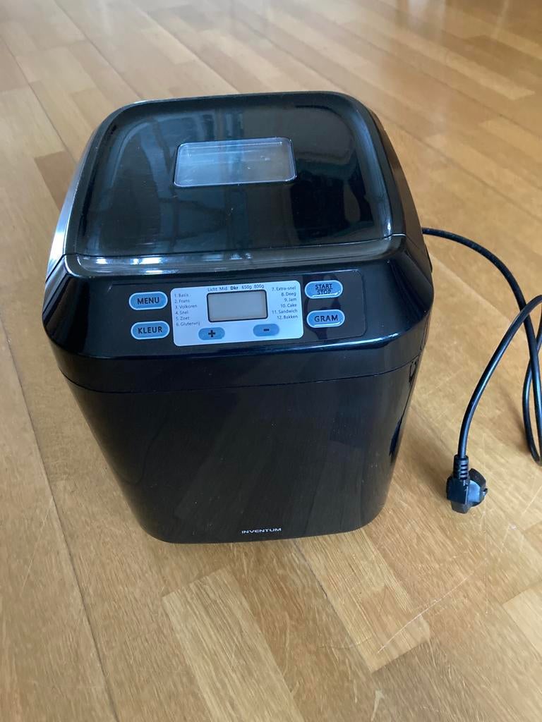 Broodbakmachine Inventum, Witgoed en Apparatuur, Broodbakmachines, Met timer, Gebruikt, Ophalen of Verzenden, Kijkvenster