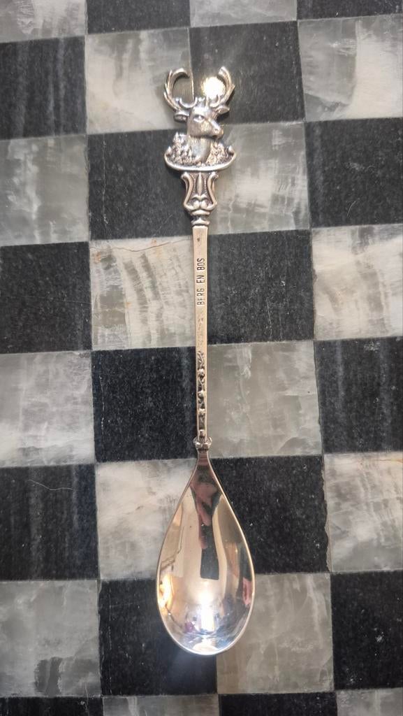 Lepeltje dierenbescherming, Ophalen of Verzenden, Zo goed als nieuw, Zilver