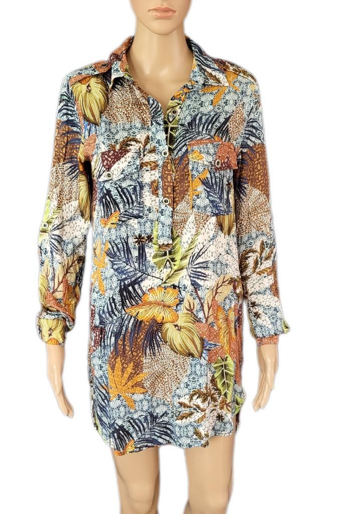 Mooie lange blouse/tuniek van Tessa Koops maat M, Kleding | Dames, Maat 38/40 (M), Overige kleuren, Ophalen of Verzenden, Zo goed als nieuw