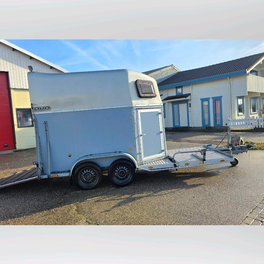 2 paards mentrailer., Ophalen