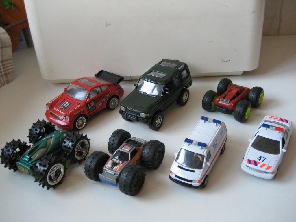 set7 auto's metaal jaren 90, Ophalen of Verzenden, Gebruikt