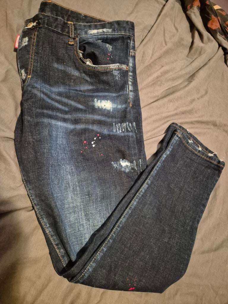 Dsquared DSQ2 denim jeans maat 52, Kleding | Heren, W36 - W38 (confectie 52/54), Dsquared2, Blauw, Ophalen of Verzenden