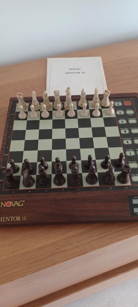 Novag Mentor 16 schaakcomputer, Ophalen
