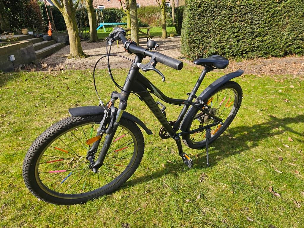 Zwarte mountainbike - Giant 24 inch, Minder dan 45 cm, Ophalen, Gebruikt, Giant
