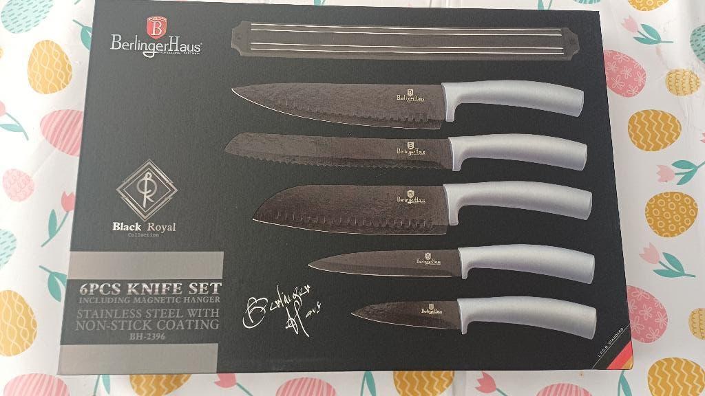 6 delige duitse kwaliteit messen set inclusief magneet muurh, Ophalen of Verzenden, Nieuw, Rvs of Chroom, Bestekset