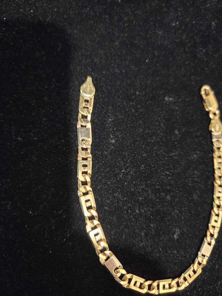 14 k gouden rolex model armband 13,3 gram, Ophalen of Verzenden, Nieuw, Goud, Goud