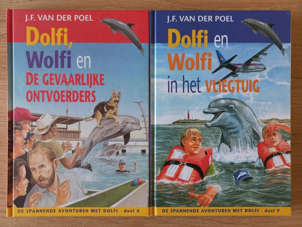 2x Dolfi en Wolfi serie, J.F vd Poel, spannend chr. samen €6, Ophalen of Verzenden, Gelezen
