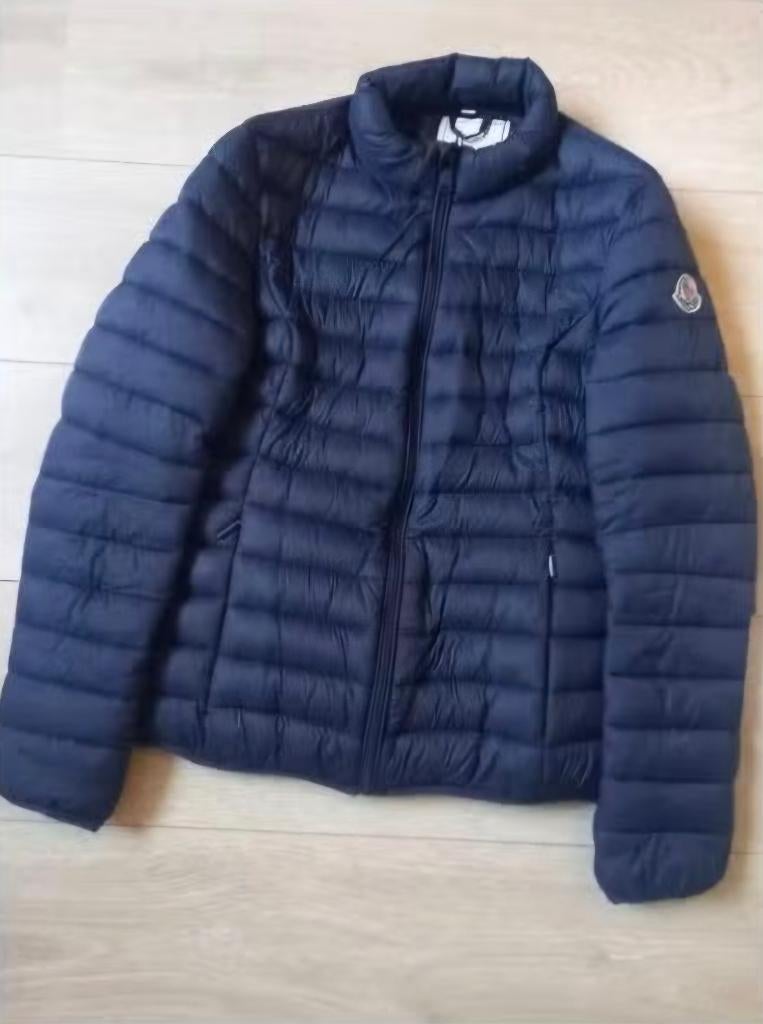 Moncler jas, Moncler, Blauw, Ophalen of Verzenden, Zo goed als nieuw