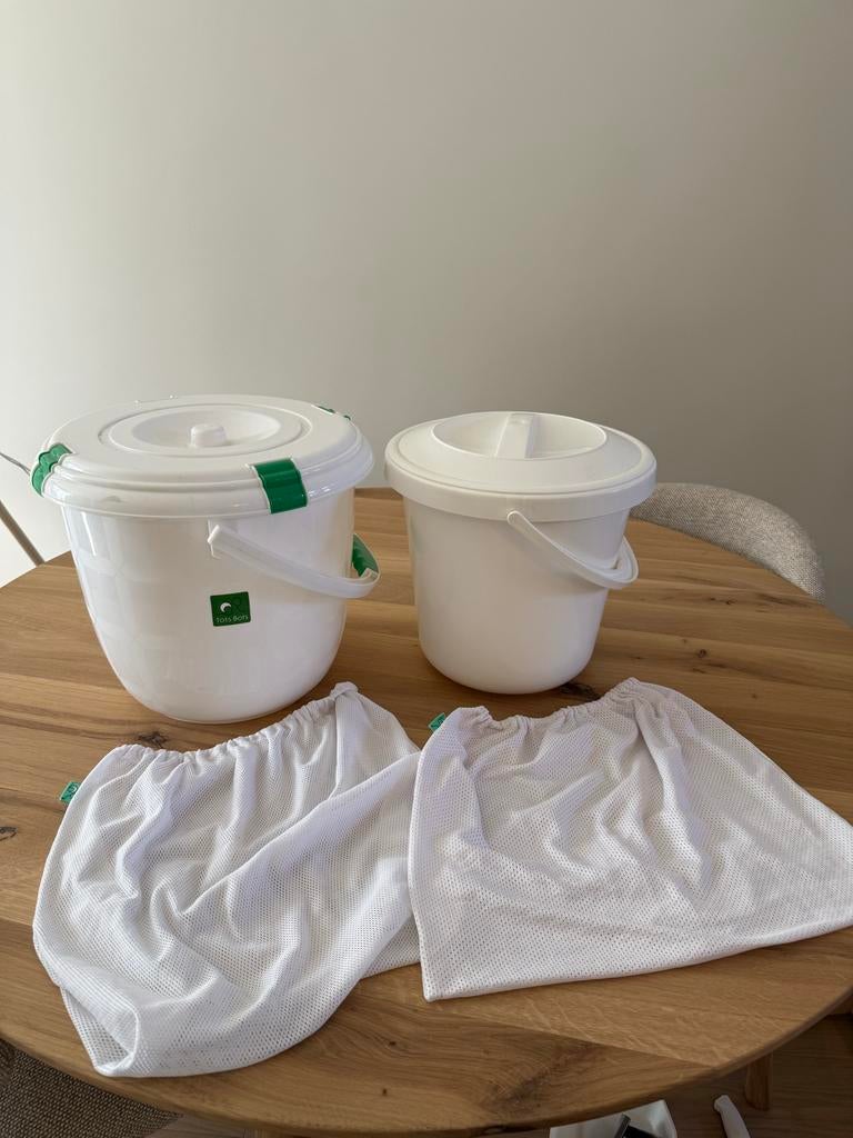 Totsbots luieremmers en wasnetjes, Ophalen, Gebruikt