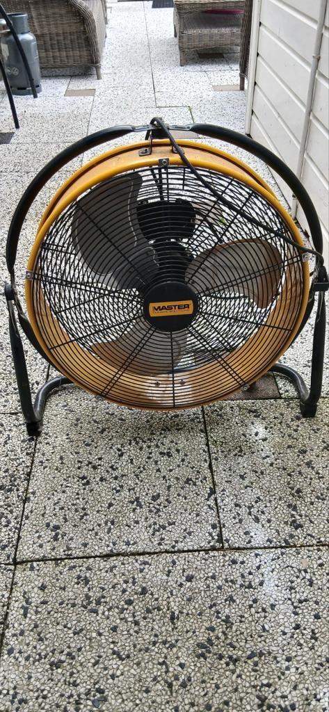 Master Vloerventilator - Krachtige Industriële Ventilator, Witgoed en Apparatuur, Ventilatoren, Ophalen of Verzenden, Gebruikt