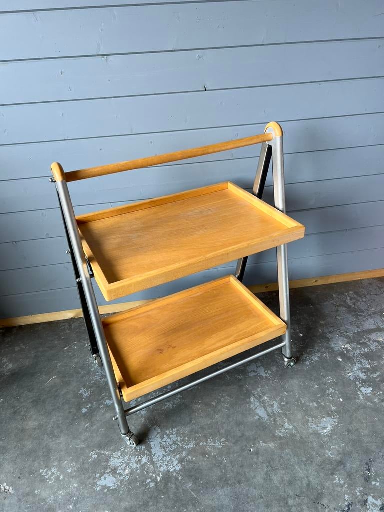 Legnoart serving trolley gemaakt in italie, Ophalen