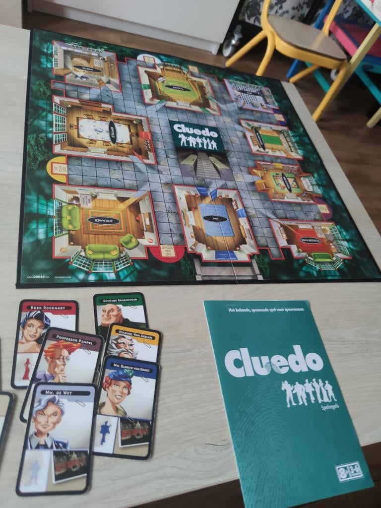 Cluedo Bordspel - Klassiek Detective Spel, Parker, Vijf spelers of meer, Ophalen of Verzenden, Zo goed als nieuw